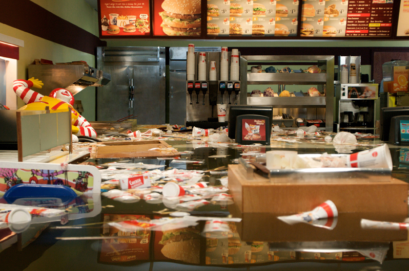 flooded mcdonalds