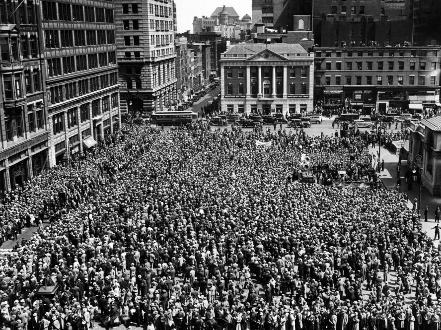 May Day Celebration in Union Square, New York, 1933